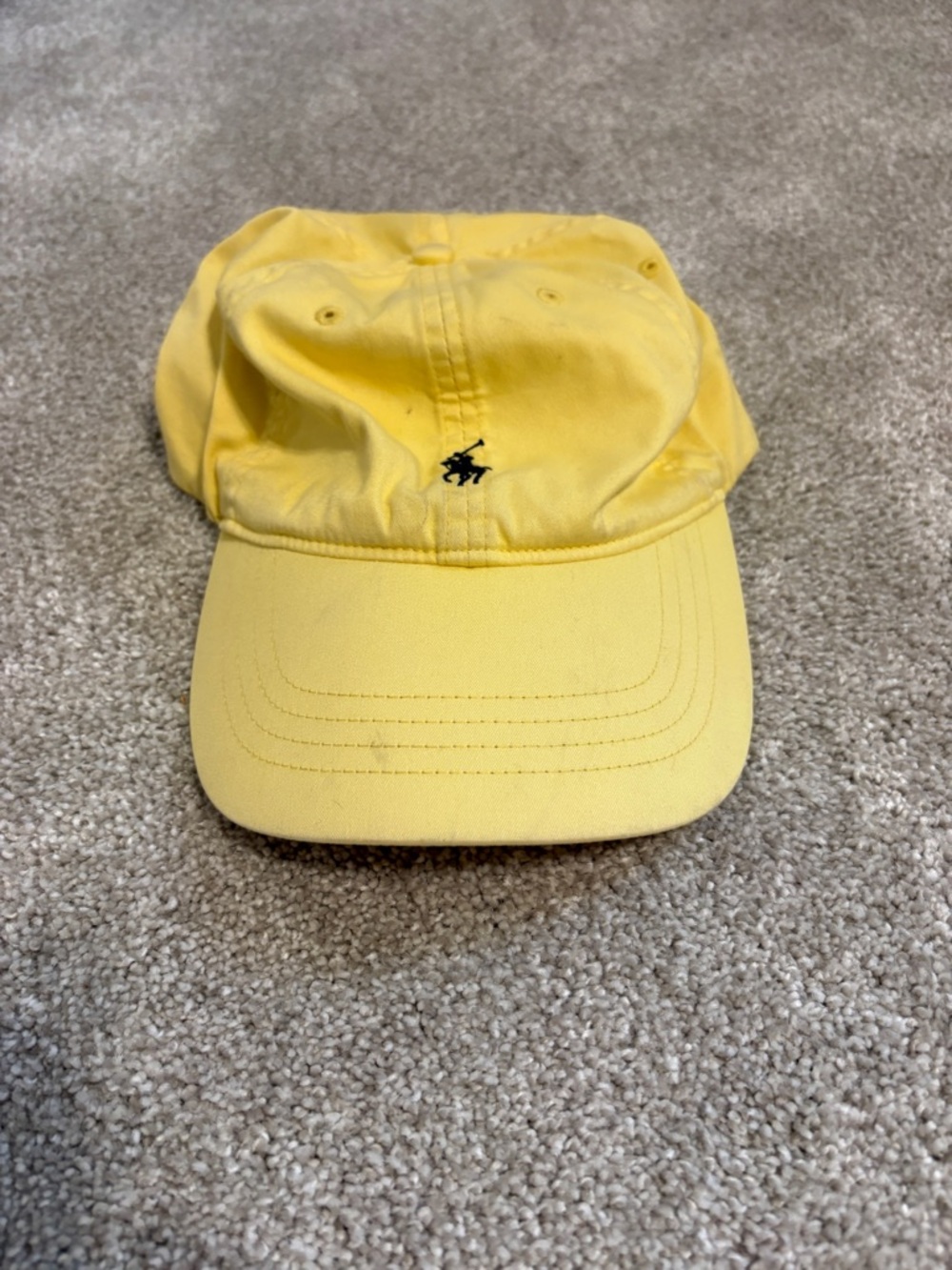 Ralph Lauren Yellow Polo Golf Adjustable Cap